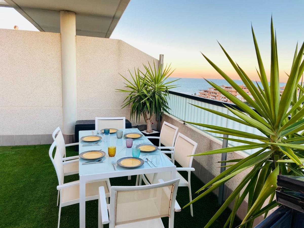 Patacona Premium Penthouse Sea Views & Barbecue Apartment Valencia Ngoại thất bức ảnh